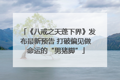 《八戒之天蓬下界》发布最新预告 打破偏见做命运的“男猪脚”