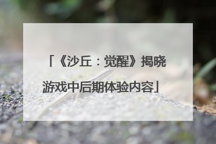《沙丘：觉醒》揭晓游戏中后期体验内容