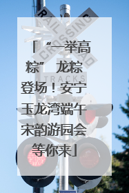 “一举高粽” 龙粽登场！安宁玉龙湾端午宋韵游园会等你来