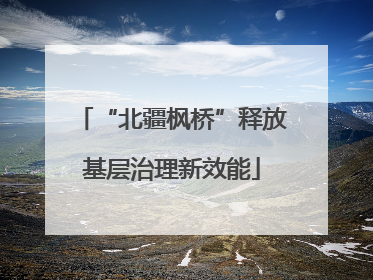 “北疆枫桥”释放基层治理新效能