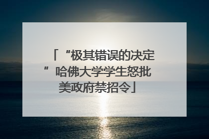 “极其错误的决定”哈佛大学学生怒批美政府禁招令