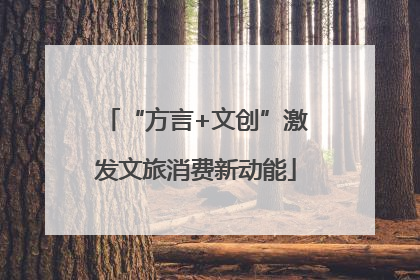 “方言+文创”激发文旅消费新动能