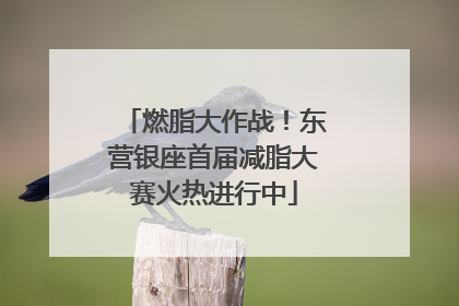 燃脂大作战！东营银座首届减脂大赛火热进行中