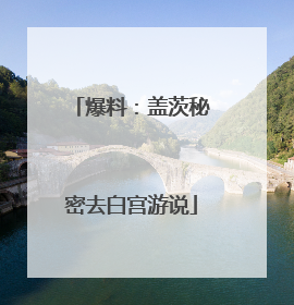 爆料：盖茨秘密去白宫游说