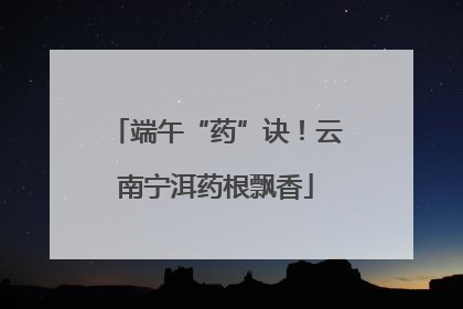 端午“药”诀！云南宁洱药根飘香
