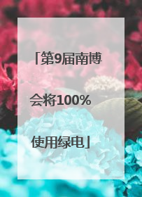 第9届南博会将100%使用绿电