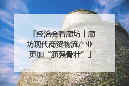 经洽会看廊坊丨廊坊现代商贸物流产业更加“筋强骨壮”