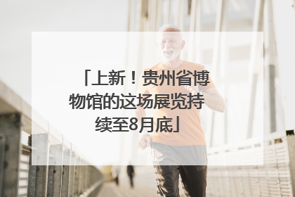 上新！贵州省博物馆的这场展览持续至8月底