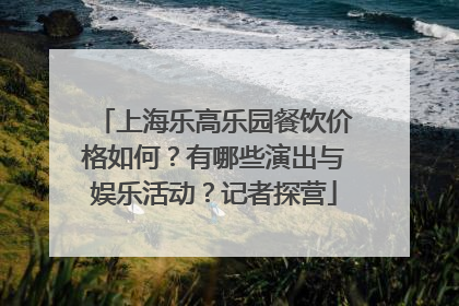 上海乐高乐园餐饮价格如何？有哪些演出与娱乐活动？记者探营