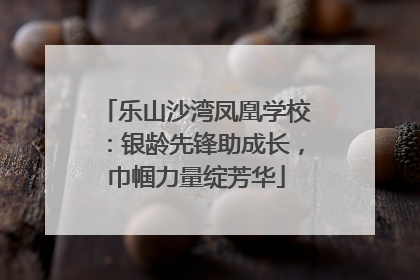 乐山沙湾凤凰学校：银龄先锋助成长，巾帼力量绽芳华