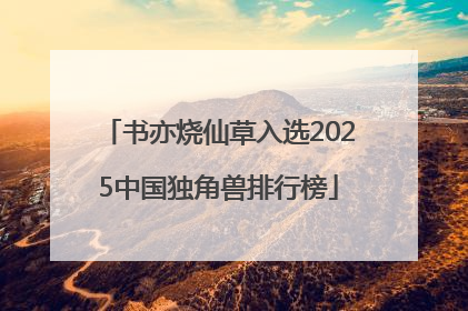 书亦烧仙草入选2025中国独角兽排行榜