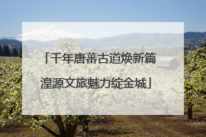 千年唐蕃古道焕新篇 湟源文旅魅力绽金城