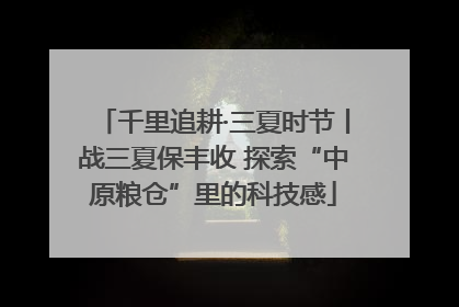 千里追耕·三夏时节丨战三夏保丰收 探索“中原粮仓”里的科技感