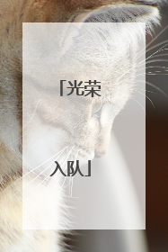 光荣入队
