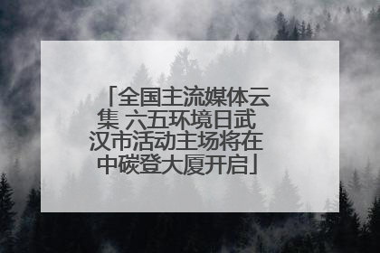 全国主流媒体云集 六五环境日武汉市活动主场将在中碳登大厦开启