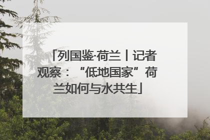 列国鉴·荷兰丨记者观察：“低地国家”荷兰如何与水共生