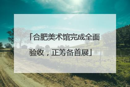 合肥美术馆完成全面验收，正筹备首展