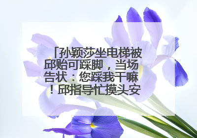 孙颖莎坐电梯被邱贻可踩脚，当场告状：您踩我干嘛！邱指导忙摸头安慰：这孩子