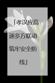 孝汉应高速多方联动筑牢安全防线