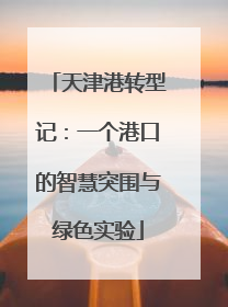 天津港转型记：一个港口的智慧突围与绿色实验