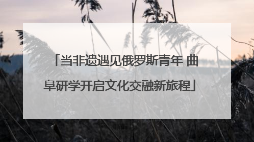 当非遗遇见俄罗斯青年 曲阜研学开启文化交融新旅程