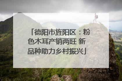 德阳市旌阳区：粉色木耳产销两旺 新品种助力乡村振兴