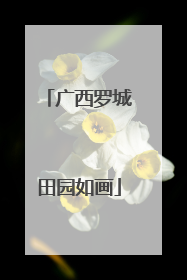 广西罗城田园如画
