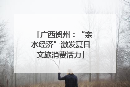 广西贺州：“亲水经济”激发夏日文旅消费活力
