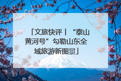 文旅快评丨“泰山黄河号”勾勒山东全域旅游新图景