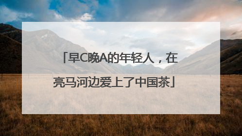 早C晚A的年轻人，在亮马河边爱上了中国茶