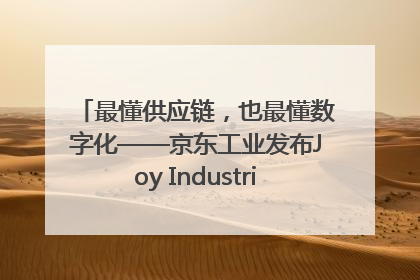 最懂供应链，也最懂数字化——京东工业发布Joy Industrial 重塑工业未来