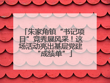 朱家角镇“书记项目”竞秀展风采！这场活动亮出基层党建“成绩单”