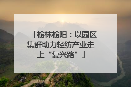 榆林榆阳：以园区集群助力轻纺产业走上“复兴路”