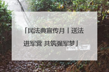 民法典宣传月丨送法进军营 共筑强军梦