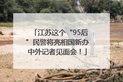 江苏这个“95后”民警将亮相国新办中外记者见面会！