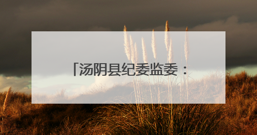 汤阴县纪委监委：嵌入式监督守护群众“舌尖上的安全”