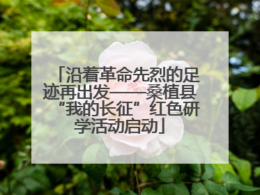 沿着革命先烈的足迹再出发——桑植县“我的长征”红色研学活动启动