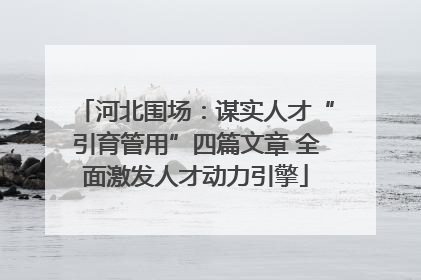 河北围场：谋实人才“引育管用”四篇文章 全面激发人才动力引擎
