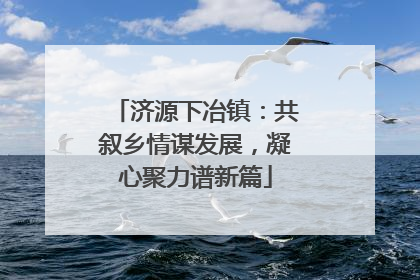 济源下冶镇：共叙乡情谋发展，凝心聚力谱新篇