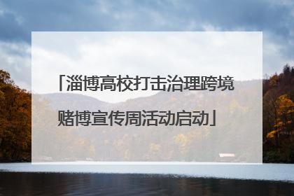 淄博高校打击治理跨境赌博宣传周活动启动