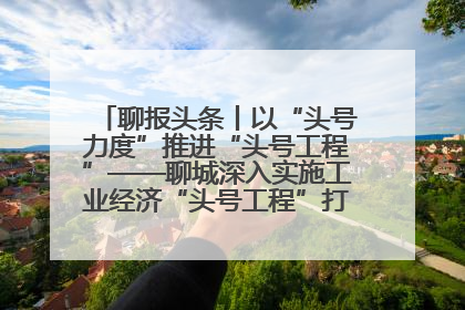 聊报头条丨以“头号力度”推进“头号工程”——聊城深入实施工业经济“头号工程”打造经济发展强引擎