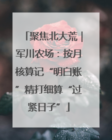 聚焦北大荒|军川农场:按月核算记“明白账”精打细算“过紧日子”