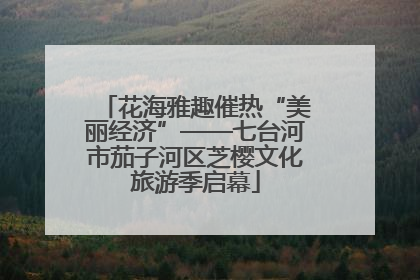 花海雅趣催热“美丽经济”——七台河市茄子河区芝樱文化旅游季启幕