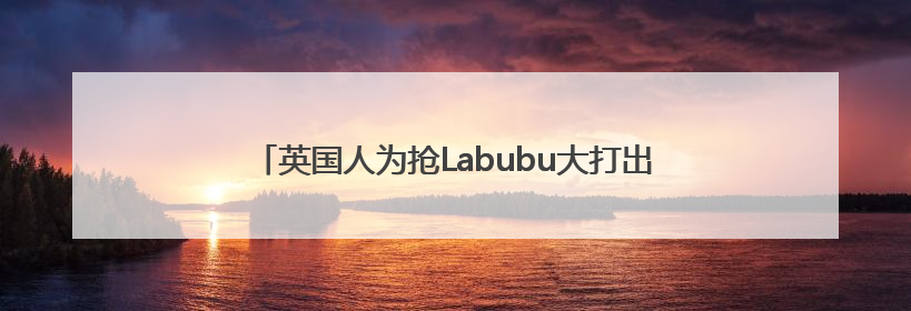 英国人为抢Labubu大打出手！泡泡玛特：暂停在英销售