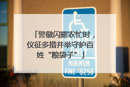警徽闪耀农忙时，仪征多措并举守护百姓“粮袋子”