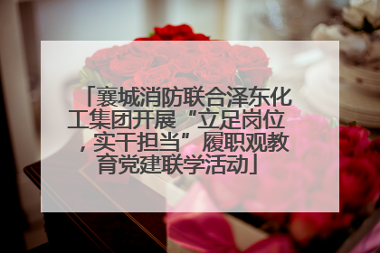 襄城消防联合泽东化工集团开展“立足岗位，实干担当”履职观教育党建联学活动