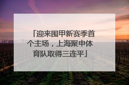 迎来围甲新赛季首个主场，上海聚申体育队取得三连平