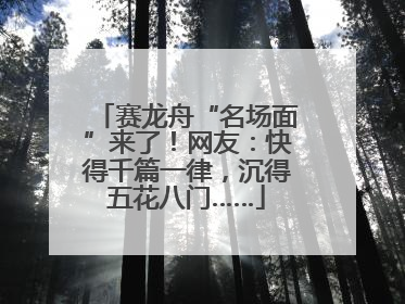 赛龙舟“名场面”来了！网友：快得千篇一律，沉得五花八门……