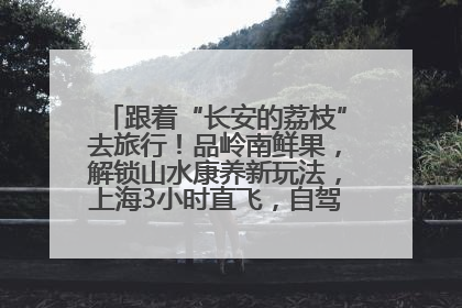 跟着“长安的荔枝”去旅行！品岭南鲜果，解锁山水康养新玩法，上海3小时直飞，自驾高速费优惠