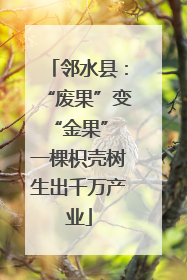 邻水县：“废果”变“金果” 一棵枳壳树生出千万产业